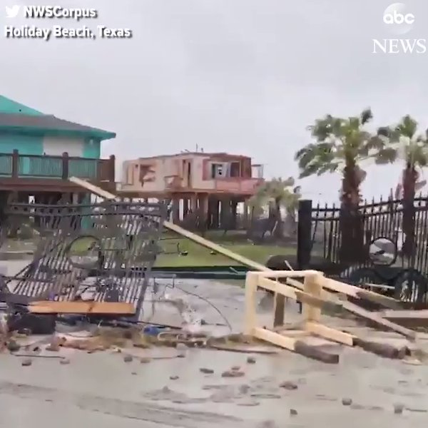 Holiday Beach Tx The Best Beaches In World Holiday Beach Texas Caused By Harvey Storm Team From The National Weather Service Surveys Devastation