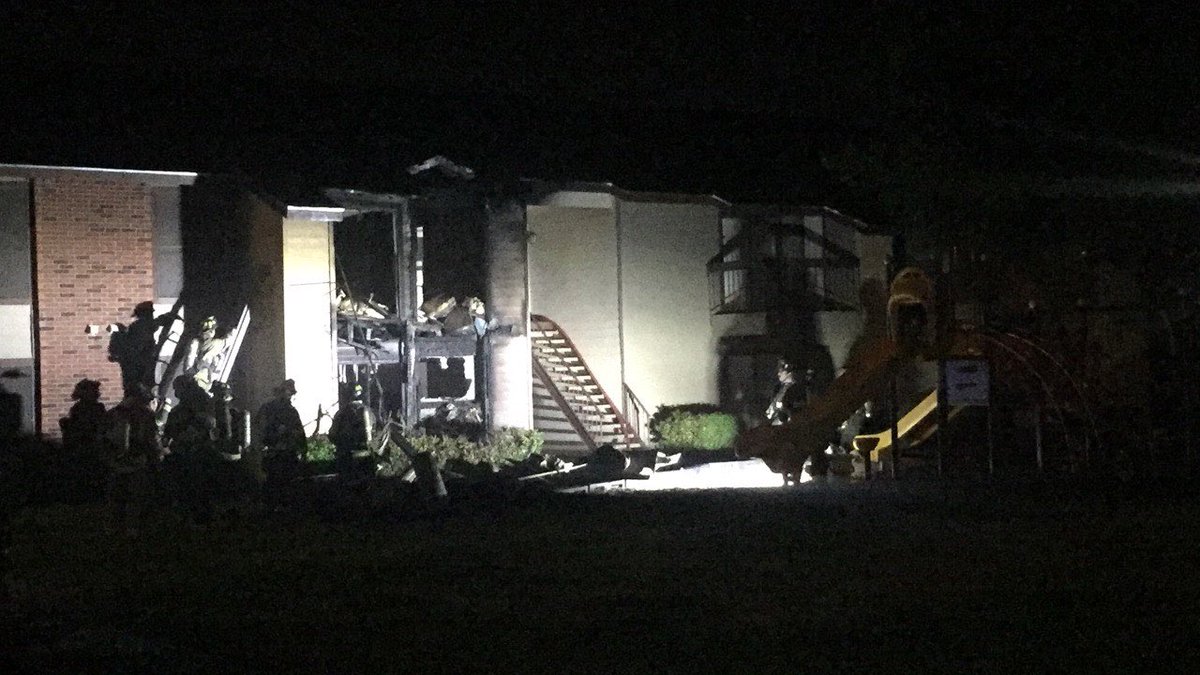 Odessa fire crews spent the night putting out a fire at the Brady Station Apartments. Extensive damage can be seen to at least two units