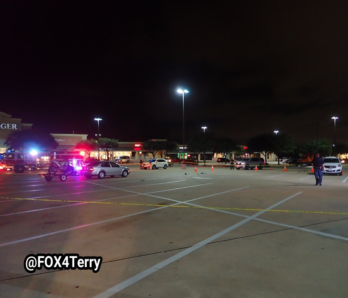 Sachse police searching for a motive and a suspect in an overnight shooting outside a Kroger store