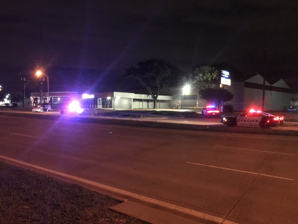 A good little stretch of Harry Hines Blvd is blocked off near Walnut Hill where Dallas Police are investigating an early shooting.  A man in a car was hit by gunfire and rushed to the hospital in critical condition