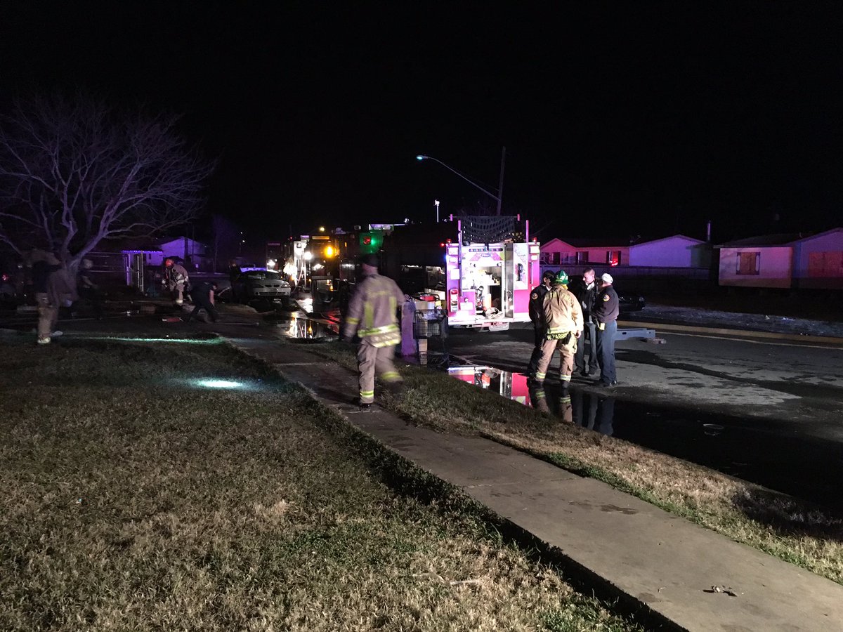 Fire at 8404 Garcreek 