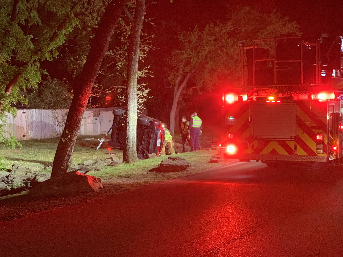 Euless police say alcohol may have been a factor in this odd rollover in a city park of all places. One female driver transported in stable condition.   