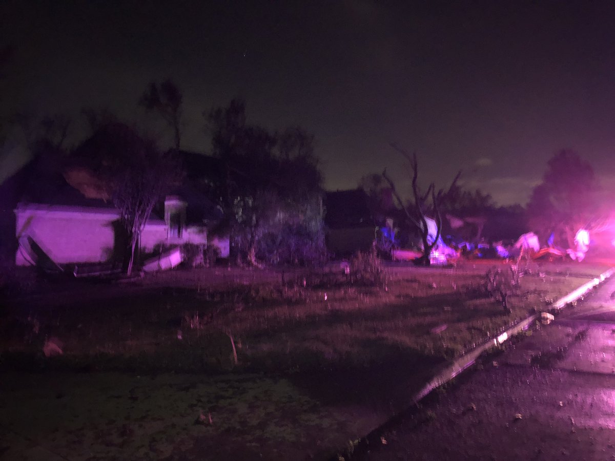 A tornado touched down in North Texas Sunday night — leaving damage across Dallas.