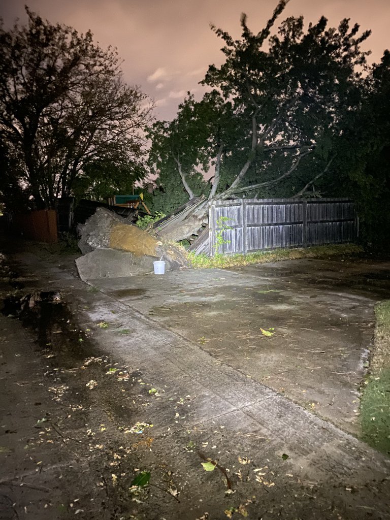 House in Richardson, texas after tornado