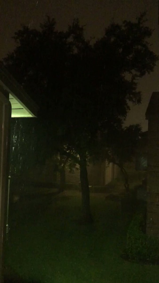 Dallas apartment off Lovers Ln right now. Heavy rain, strong winds and constant thunder/lightning. Really hoping this storm will move through quickly