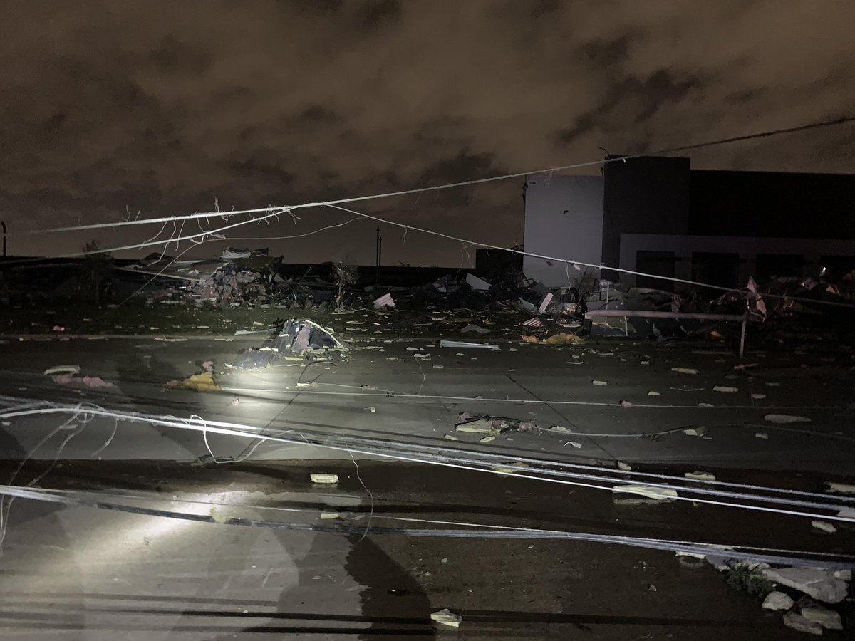 More pictures of storm damage in Garland from police