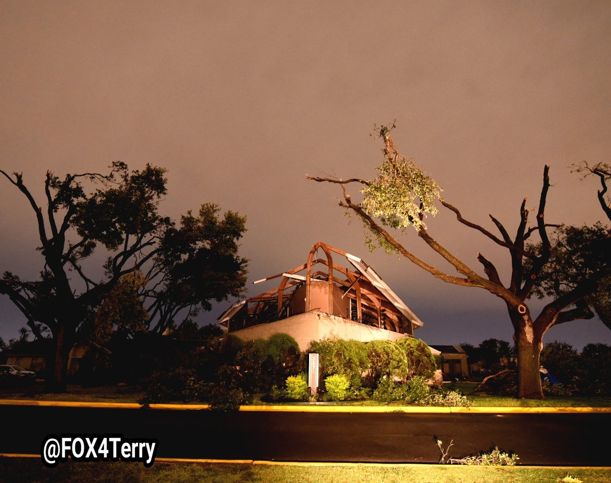 The Northway Church takes heavy damage as a tornado hits NW Dallas 