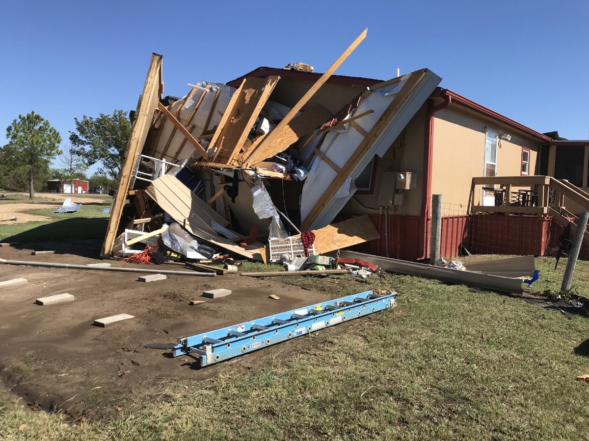 Damage in North Texas after Tornado last night Dallas,Texas Texas