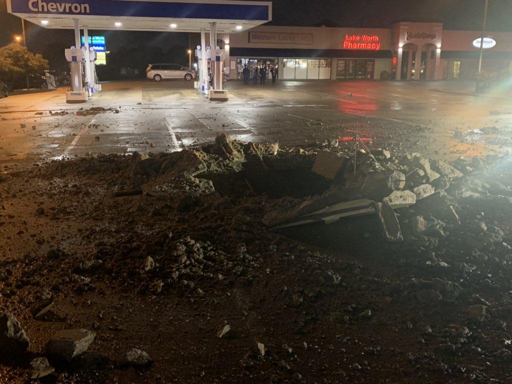 Crews on scene of lighting strike at gas station parking lot. Situation is stabilized at this point. Shadydell Dr and Boat Club Rd. Squad2 Quint13 on scene.