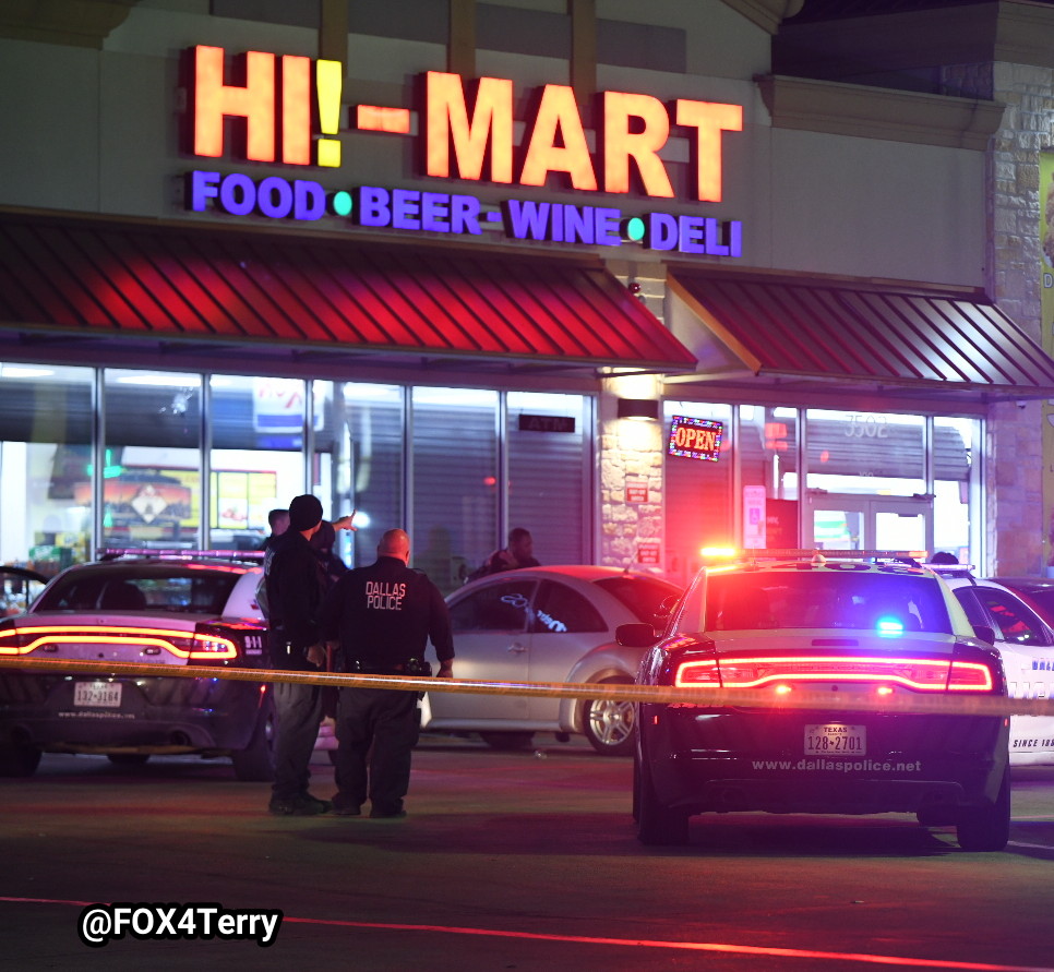 Police arrive to a South Oak Cliff drive-by shooting finding two men down with gunshot wounds. DallasPD officers perform life saving intervention as EMS responds