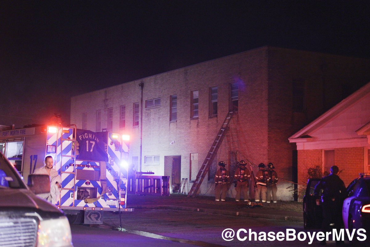 Fort Worth Firefighters rescue 5 people from an abandoned church building in South Fort Worth during early morning fire. Officials say the fire is believed to have been started by a group of homeless individuals using the building to stay warm