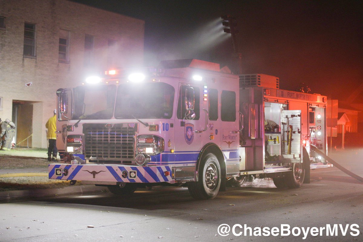 Fort Worth Firefighters rescue 5 people from an abandoned church building in South Fort Worth during early morning fire. Officials say the fire is believed to have been started by a group of homeless individuals using the building to stay warm
