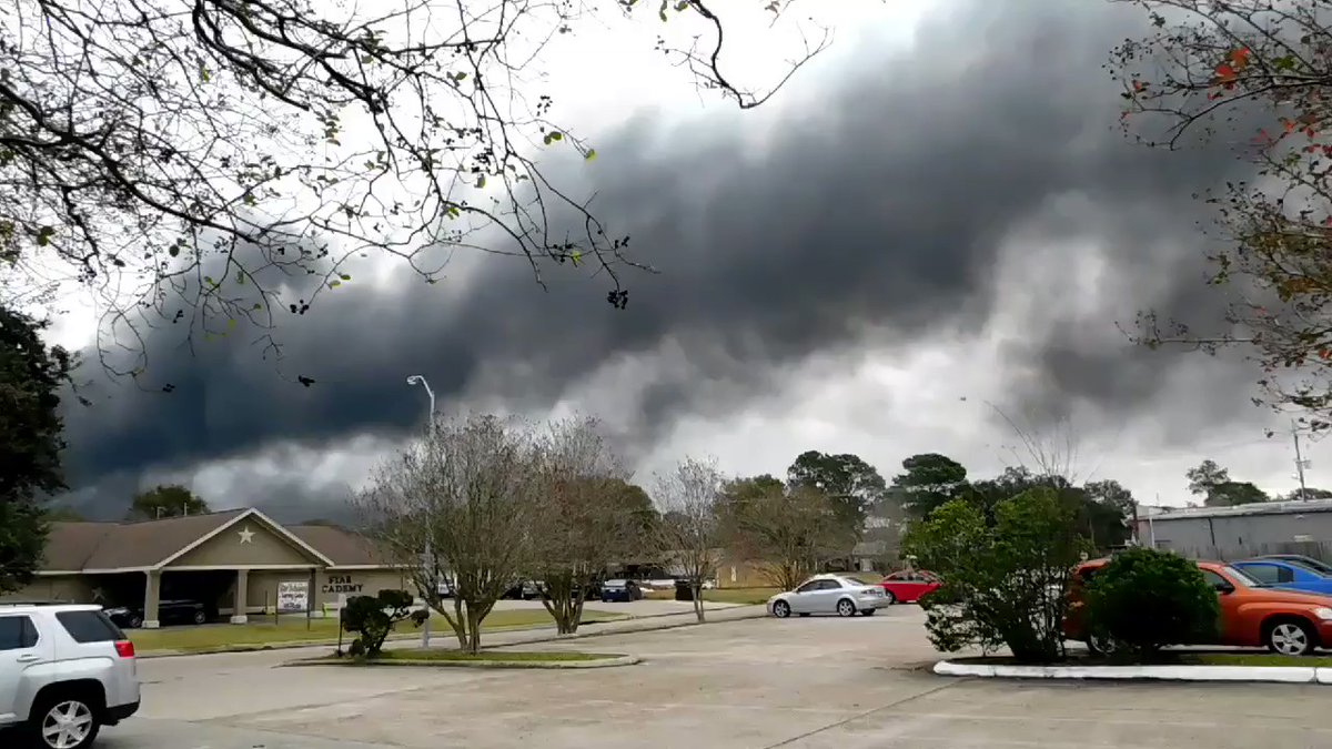 Fire rages at TPC chemical plant in Port Neches, Texas