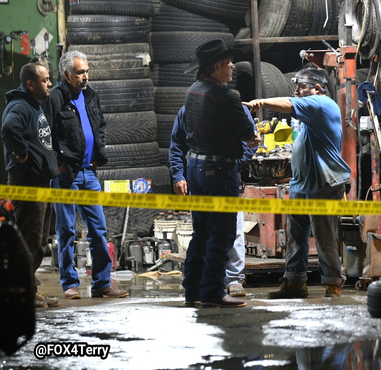 A dispute over a tire repair turns gunbattle at a South Oak Cliff 24 hrs tire repair business. An employee was shot in the chest. The shooter fled. 