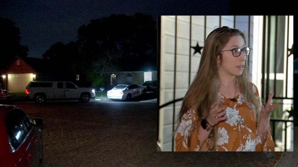 A family in an east Harris County neighborhood was shaken up when shots rang out just outside their front door.