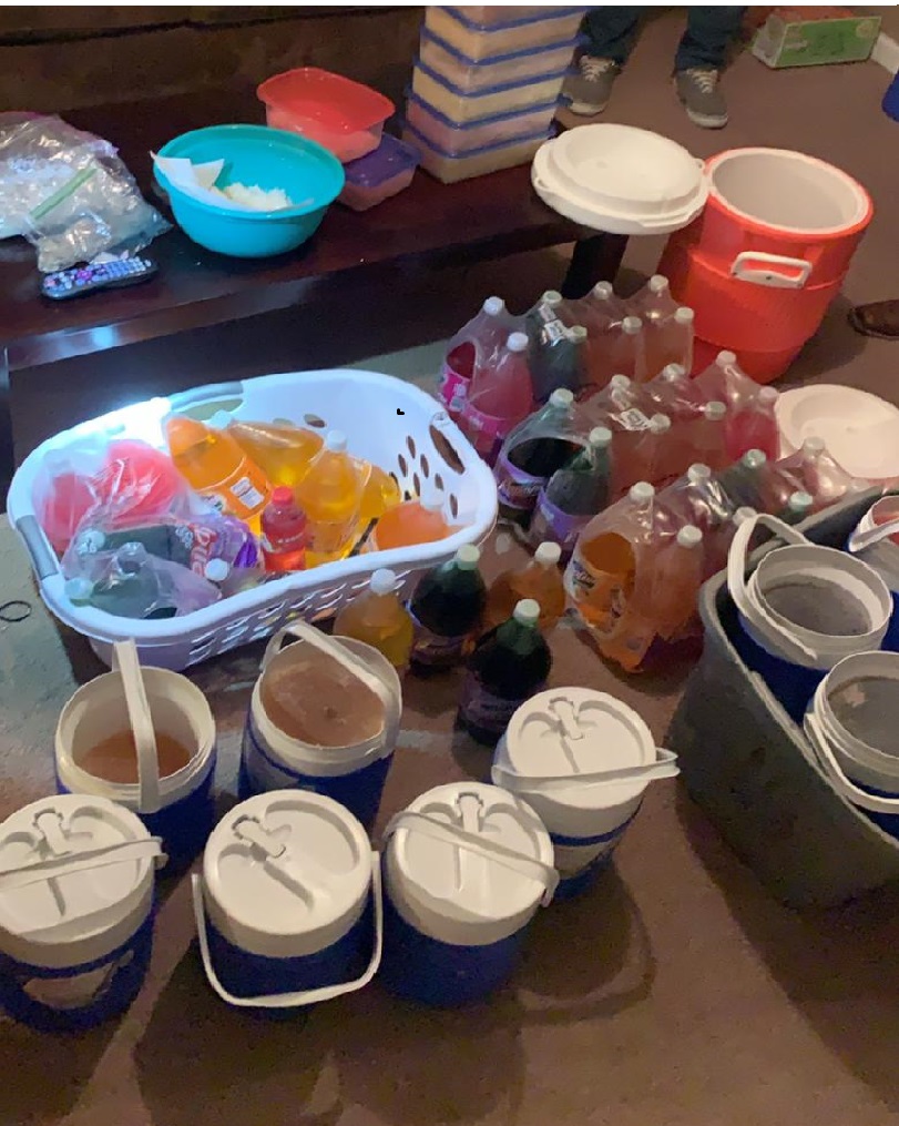 HPD recently made a large bust of crystal meth in a NW Houston home.  The empty home held more than 18 kilos of crystal meth & 131 kilos of liquid meth.  The approximate street value of the drugs is more than $15 million. This remains an on-going investigation 