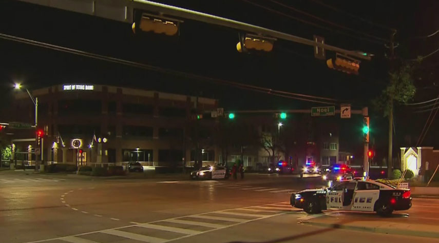 Authorities said the man who was shot by an officer was reportedly firing a gun into the ground and refused to drop the weapon when confronted by police
