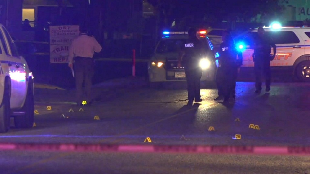 Two men were killed and seven others were injured in a drive-by shooting while they were filming a music video in Texas
