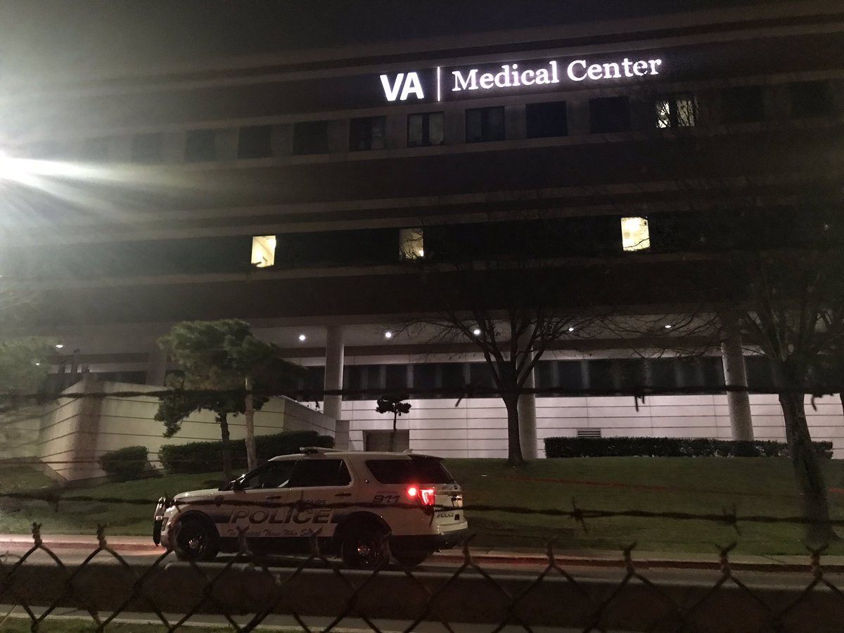 A Veterans Affairs Police Officer opens fire on a man at the VA Medical Center. Dallas Police is investigating the shooting. No Dallas Police were involved in the shooting. The man was transported with serious injuries