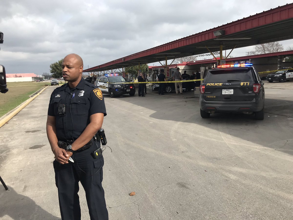 Police say a man in his 20s was shot once in his chest at a car wash on General McMullen near Highway 90.  Officers say his injury is life threatening. Several witnesses have already talked to police about what they saw.  Unclear right   if the shooter ran off or drove away