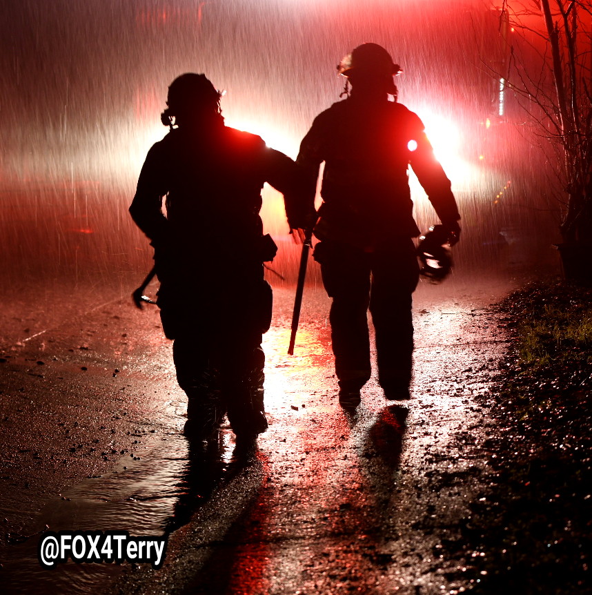 Dallas Fire on scene in Far North Dallas. One woman was transported to the hospital. Firefighters worked hard to prevent the spread of fire to neighboring homes. 