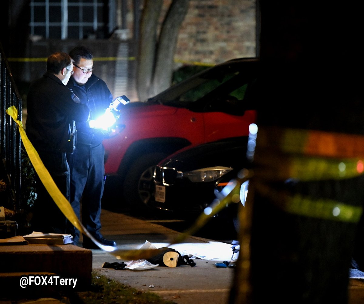 Richardson police homicide detectives working through the night after a deadly shooting. 
