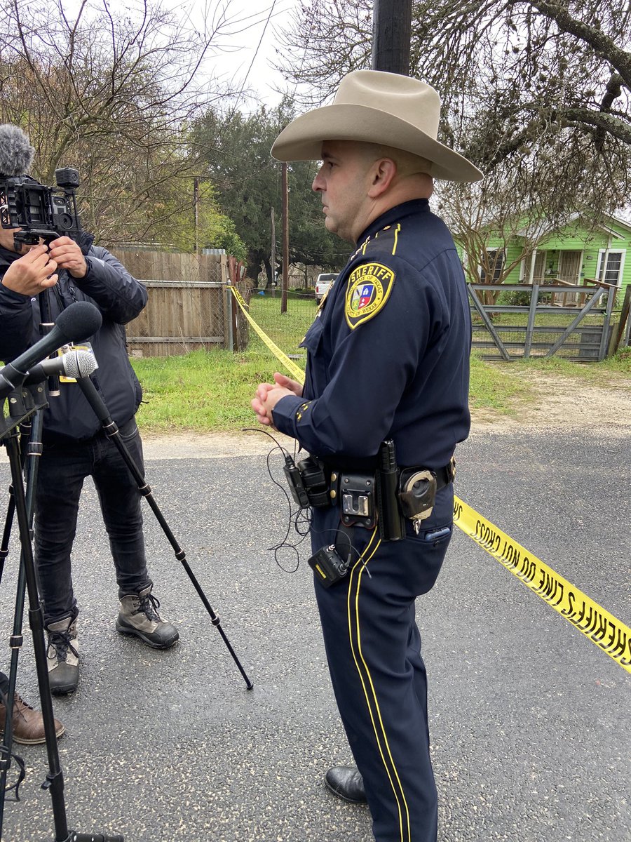 According to Sheriff Salazar: - 45 y/o woman dead. 37 y/o man in custody - they lived together, not sure if married. Arrested suspect after he fled scene 