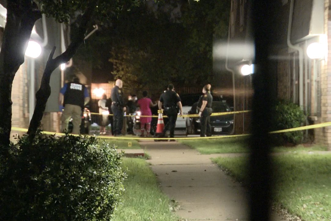 Gunman opens fire into apartment striking a person inside. @fortworthpd investigating