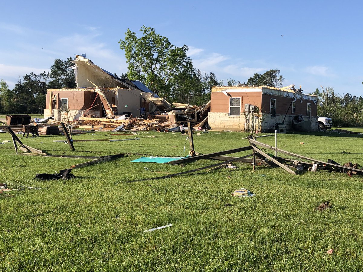 Daylight reveals extent of Polk County storm damage in Onalaksa.