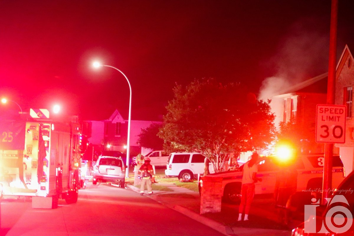 Made quick work of a large 2 story house fire monday morning in north fort worth on the 8600 block of hawkview dr.  