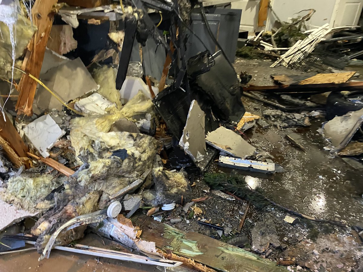 The owner says his family of six were asleep inside when they heard the crash. An employee was behind the counter when this happened