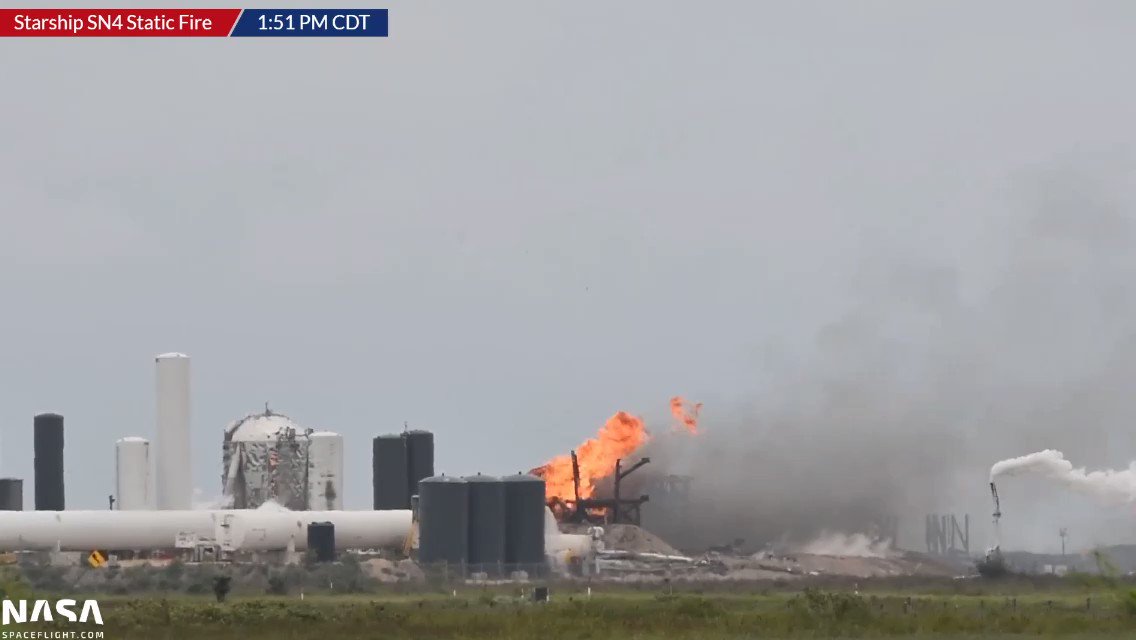 Mary (@BocaChicaGal) is OK. (She's a long way away, well away from even the roadblocks).  There is obvious damage to the mount and the flare stack (thankfully the methane venting is blowing away). Hopper looks OK.   Yes, pad needs repairing, but they have SN5 almost ready
