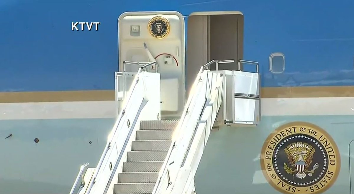 President Trump is arriving in Dallas for a meeting on police reform