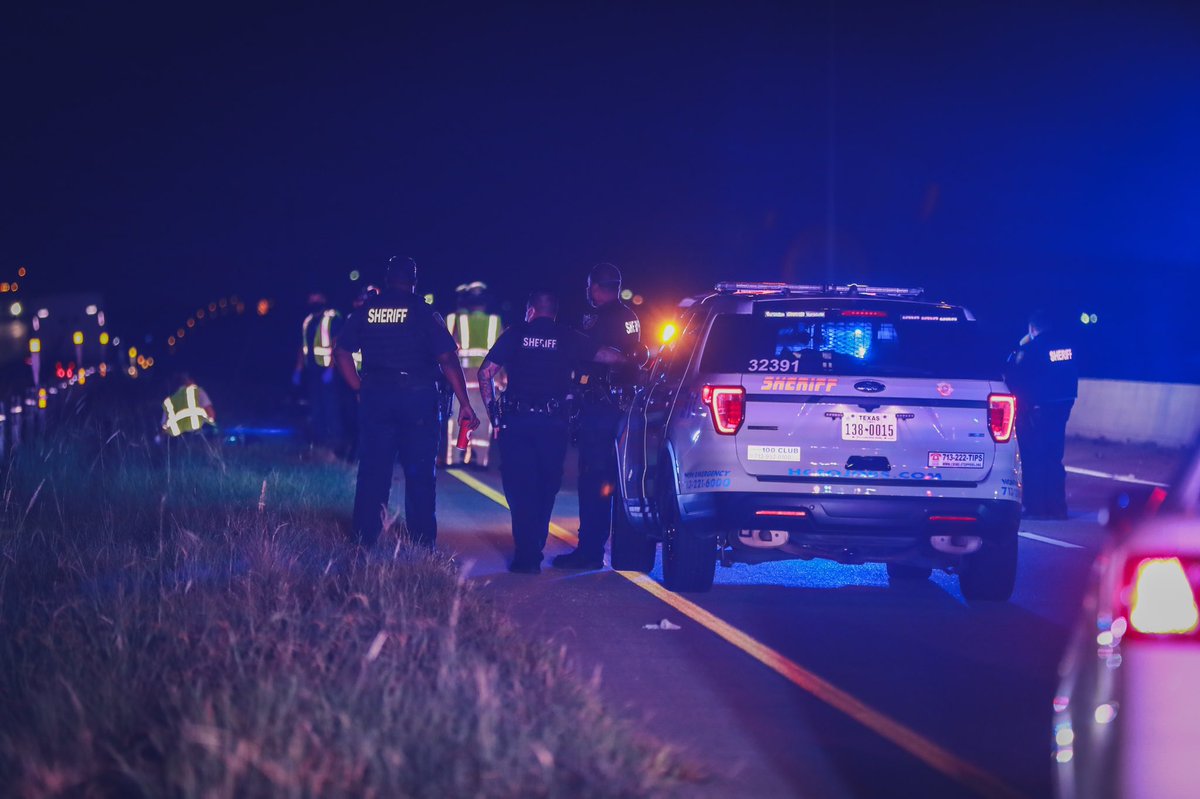 Crews respond to an MVA (motorcycle vs. semi-truck) on the southbound lanes of SH-99 near Bridgeland Creek Parkway Wed. Morning in Cypress.   @cyfairfd medics pronounced the patient deceased on-scene