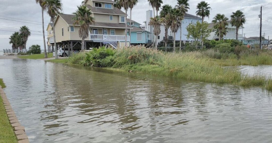 Minor tidal flooding ongoing in the Seabrook area 