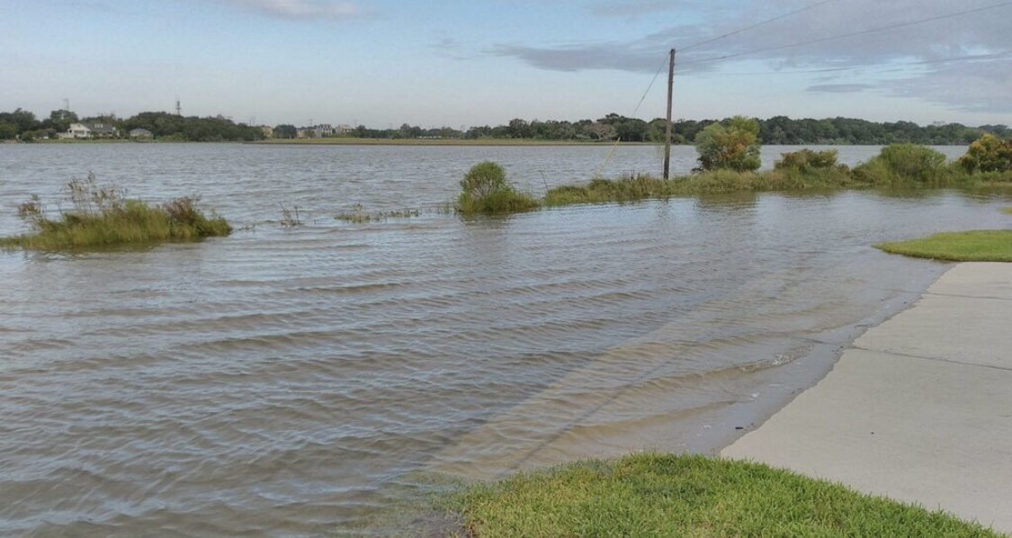 Minor tidal flooding ongoing in the Seabrook area 