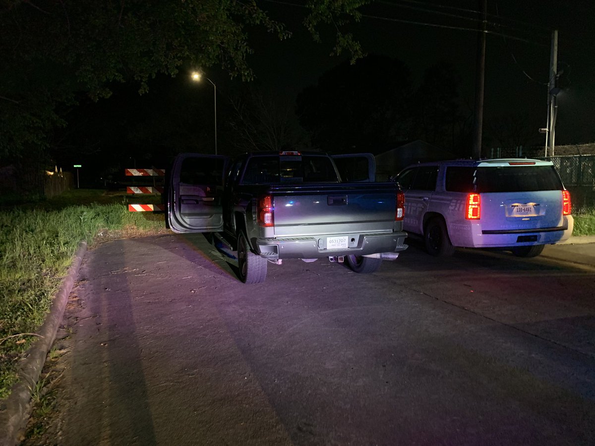 District 2 attempted to stop a truck near Hirsch rd. for restless driving. He led deputies on a short pursuit throwing a gun case from the vehicle. He was caught in a bayou after a short foot pursuit. No injuries reported. Guns drugs money and a bad person off the street