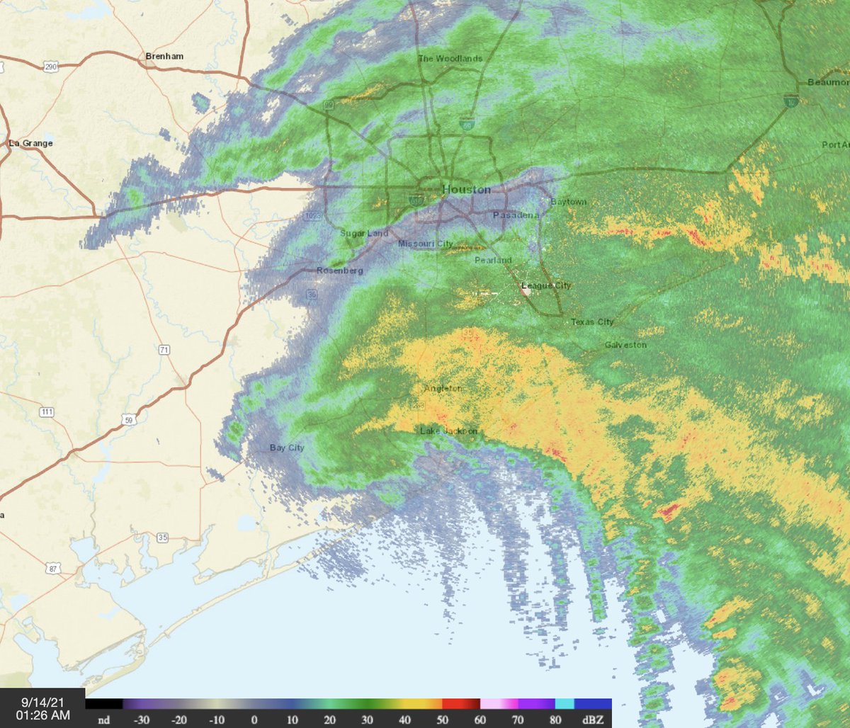 1230 AM CDT 14 September - Hurricane Nicholas has made landfall on the eastern part of the Matagorda Peninsula, about 10 miles west-southwest of Sargent Beach, Texas. Maximum sustained winds were 75 MPH with higher gusts at landfall