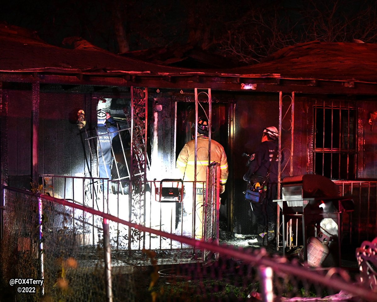 FortWorth firefighters rescue a man and his dog from an overnight house fire. The elderly man was critically injured, his dog despite firefighters efforts didn't survive. 