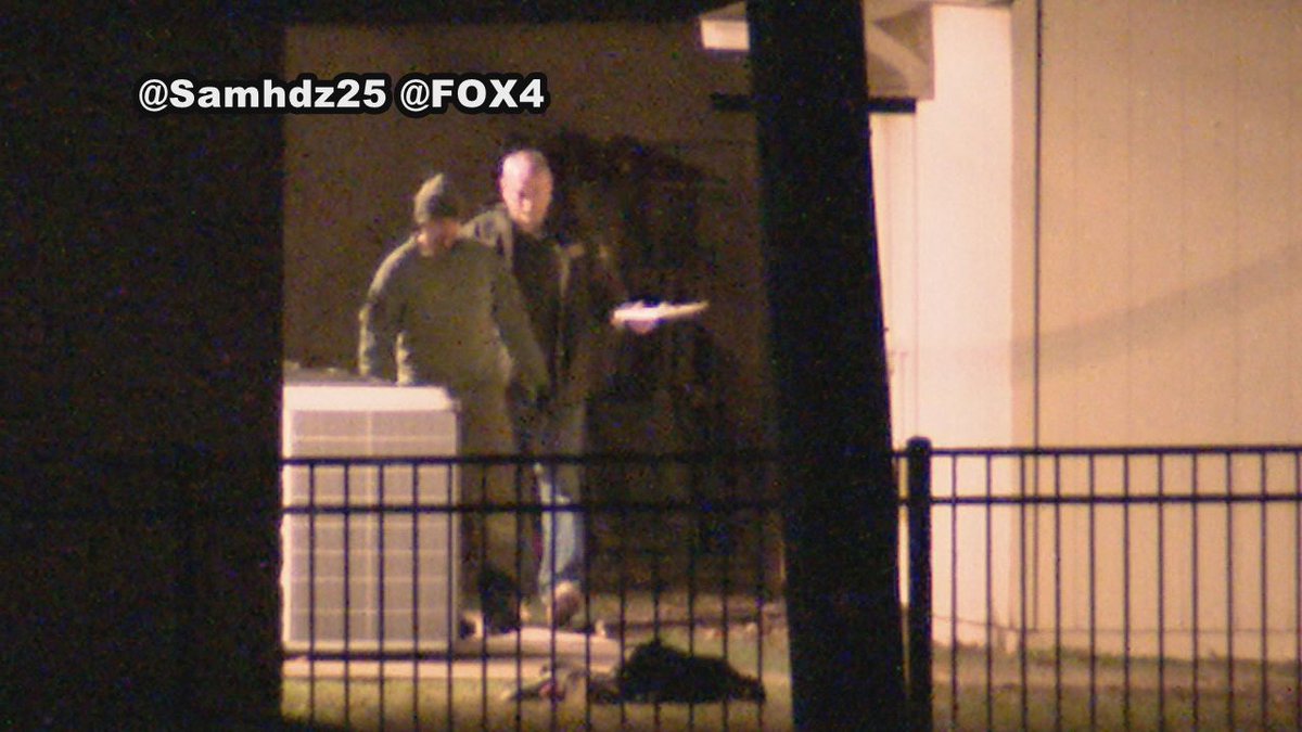 FBI Bomb Techs disposing of some items outside Beth Israel Synagogue in Colleyville