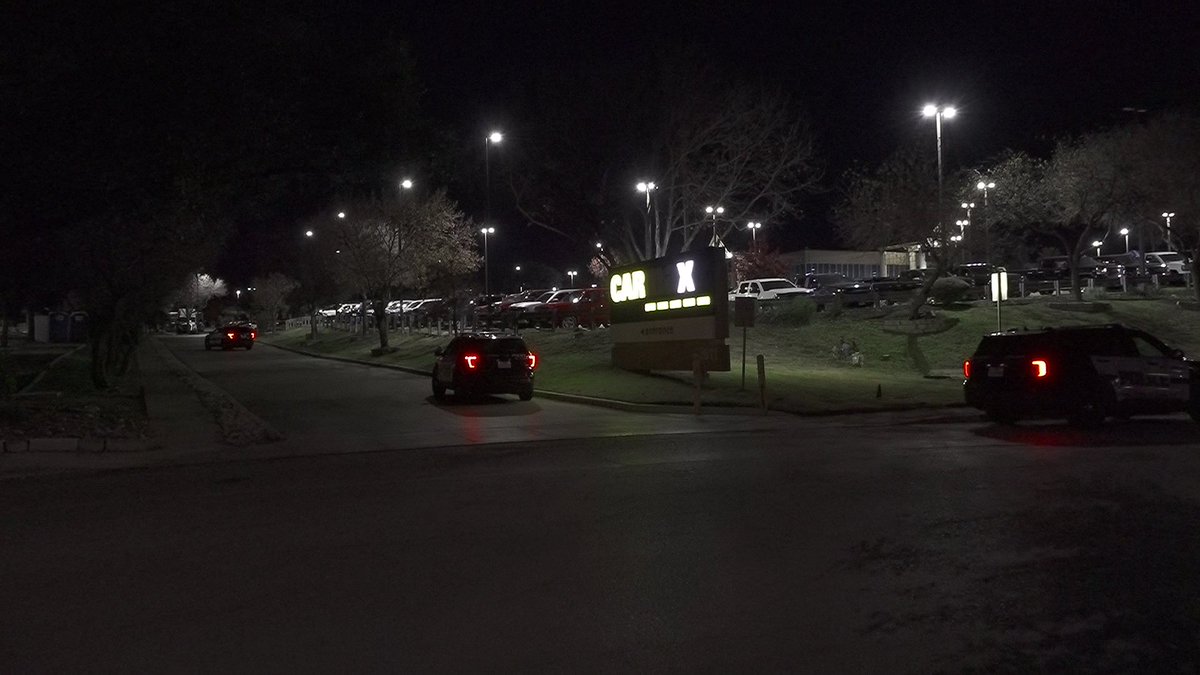 SAPD investigating Catalytic Converter theft at a CarMax Dealership in North San Antonio. Two people have been detained for questioning. two other individuals got away. Police found 3 converters and tools in the bushes on site