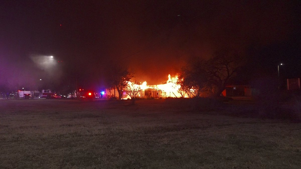 Structure Fire in the 5200 Block of Old Pearsall Rd. 10:22 pm 1/16/21. No injuries were reported. A Home and RV were deemed a complete loss. The fire is currently under investigation