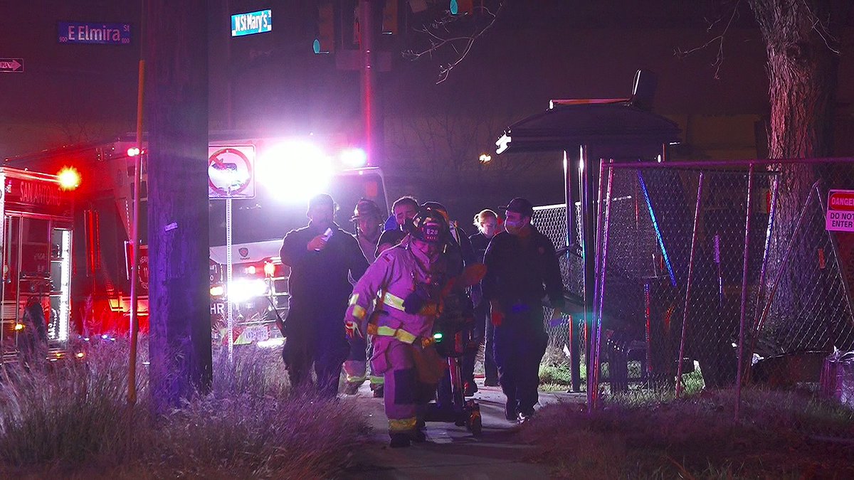 A man was pulled from his car after he crashed through a bus stop and fence. Luckily no one was seriously hurt. FireFighters pulled the man out and transported him to the hospital. The incident is under investigation by SAPD