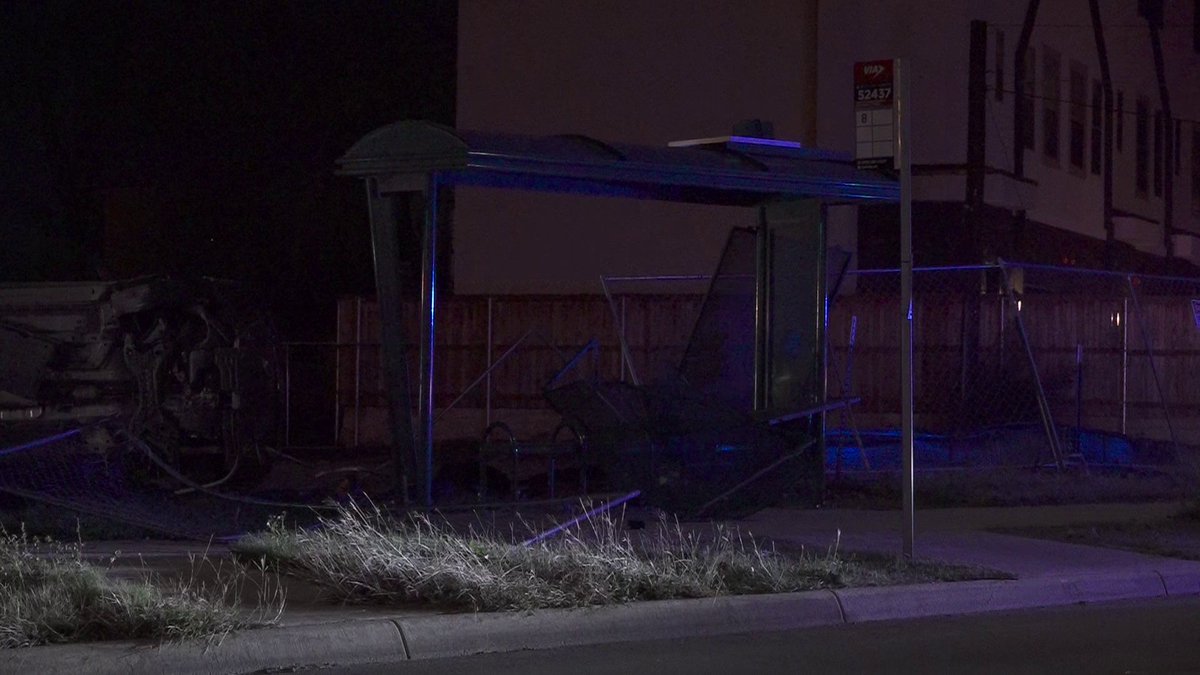 A man was pulled from his car after he crashed through a bus stop and fence. Luckily no one was seriously hurt. FireFighters pulled the man out and transported him to the hospital. The incident is under investigation by SAPD