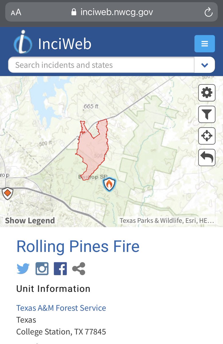 Rolling Pines Fire UpdateJanuary 19, 20229:00 amSize: 783 acresContainment: 30%