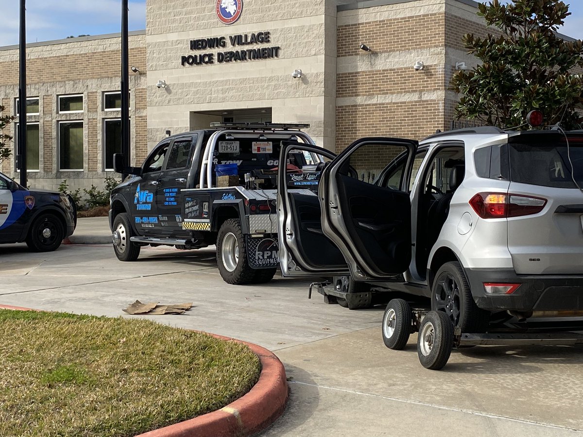 Hedwig Village PD investigating a road rage incident.