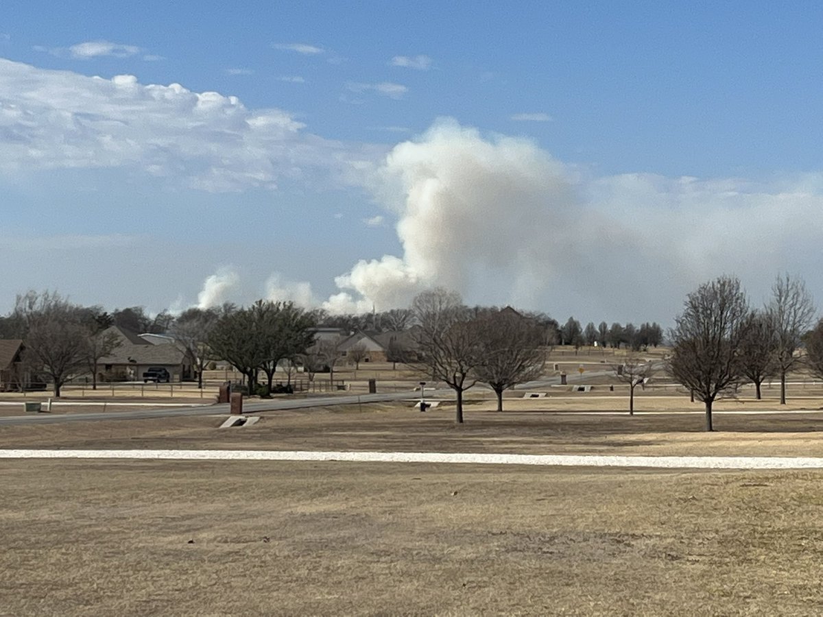 Major grass fire western Denton Co. off of Waide Rd.