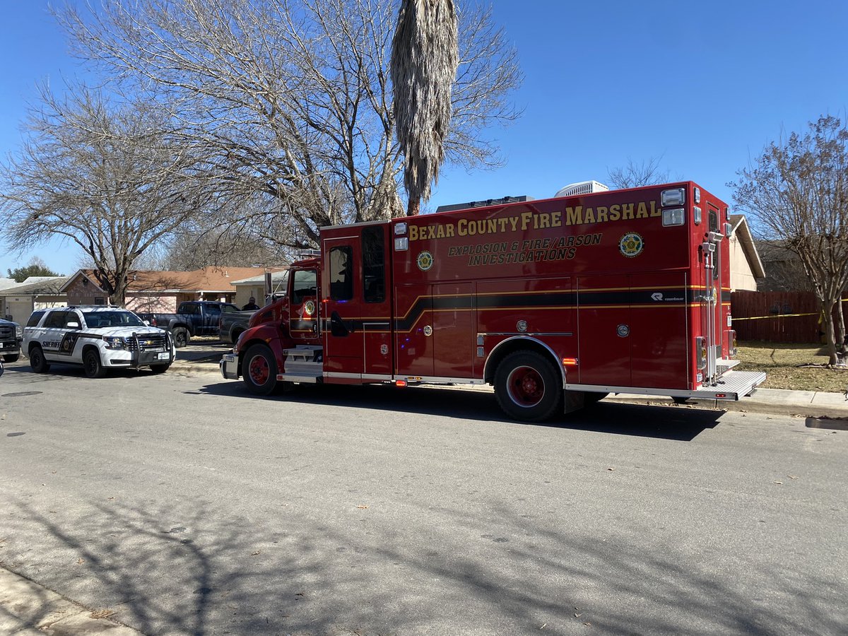 Body found in the aftermath of an early morning house fire. This is the 9800 block of Misty Plain, west Bexar County. Investigators say there was so much clutter, it was difficult for them to even get into the home