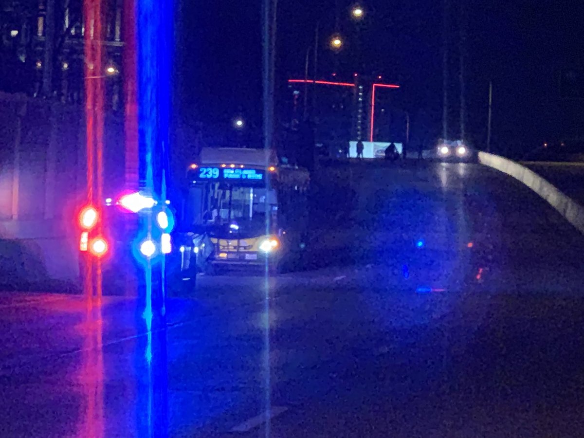 All northbound lanes of Dallas North Tollway closed from the Oak Lawn on ramp to Wycliff after a deadly crash involving a Dart bus