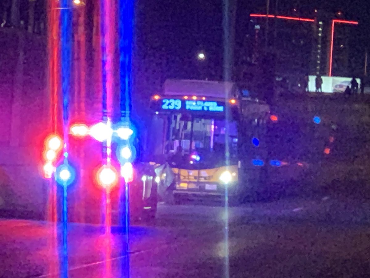 All northbound lanes of Dallas North Tollway closed from the Oak Lawn on ramp to Wycliff after a deadly crash involving a Dart bus